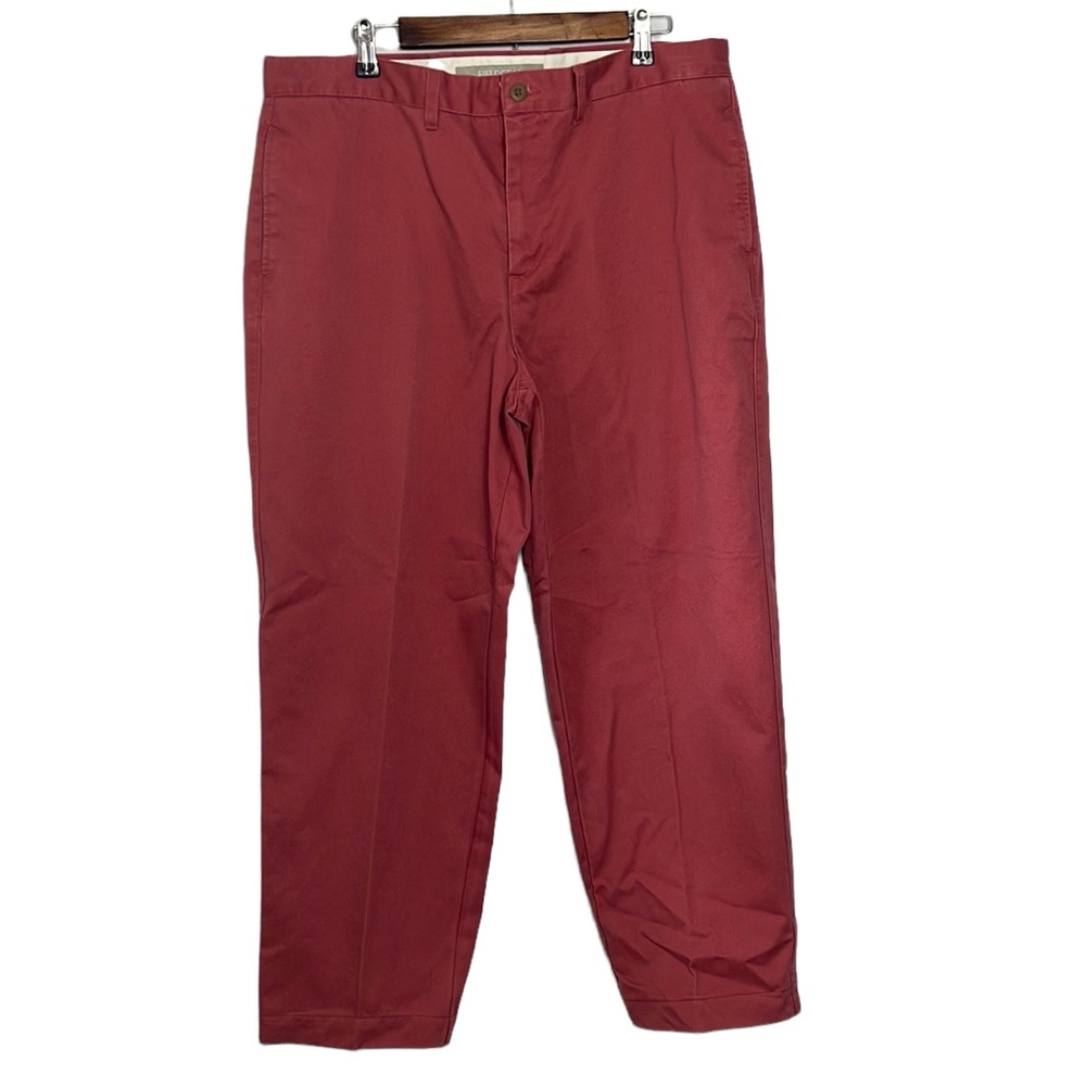 FieldGear Classic Flat Front Khaki Chino Salmon Pink Pants SZ 38x30